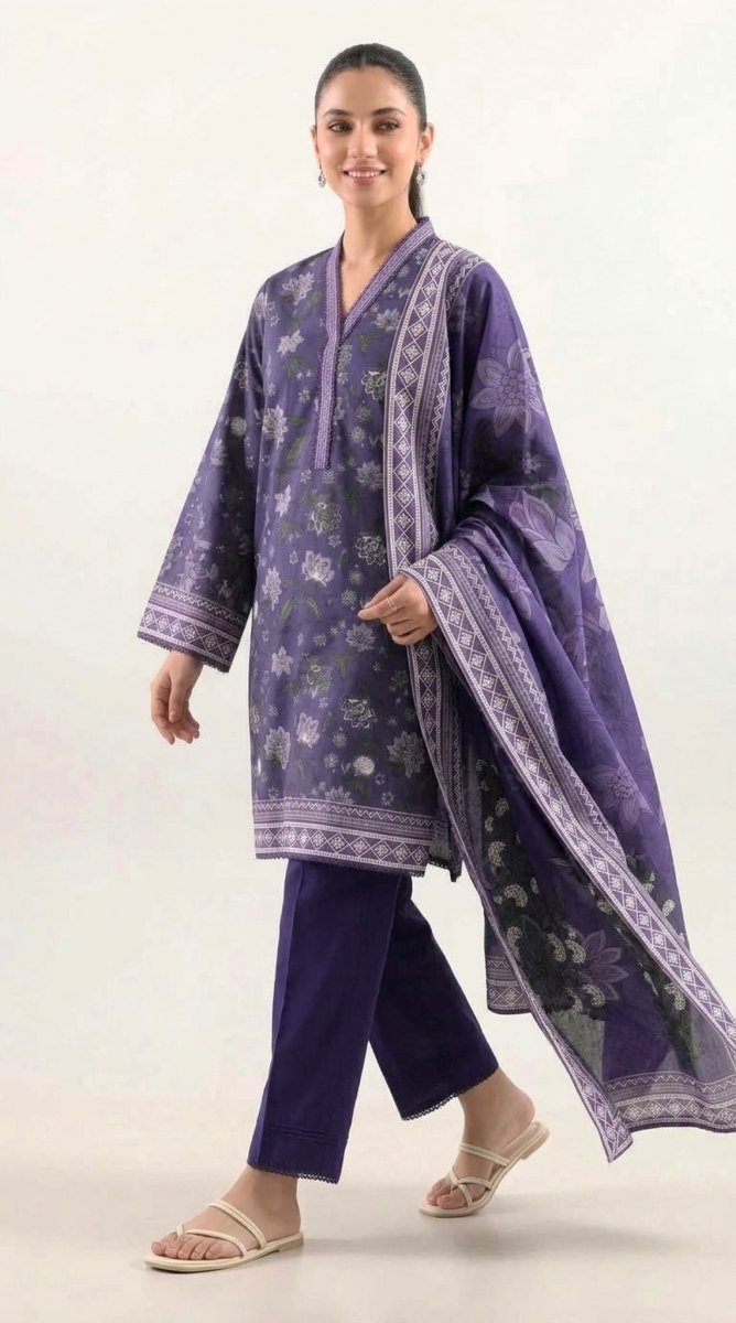Periwinkle printed lawn ( 3pc unstitched lawn ) - Kolari officialPeriwinkle printed lawn ( 3pc unstitched lawn )Periwinkle printed lawn ( 3pc unstitched lawn )