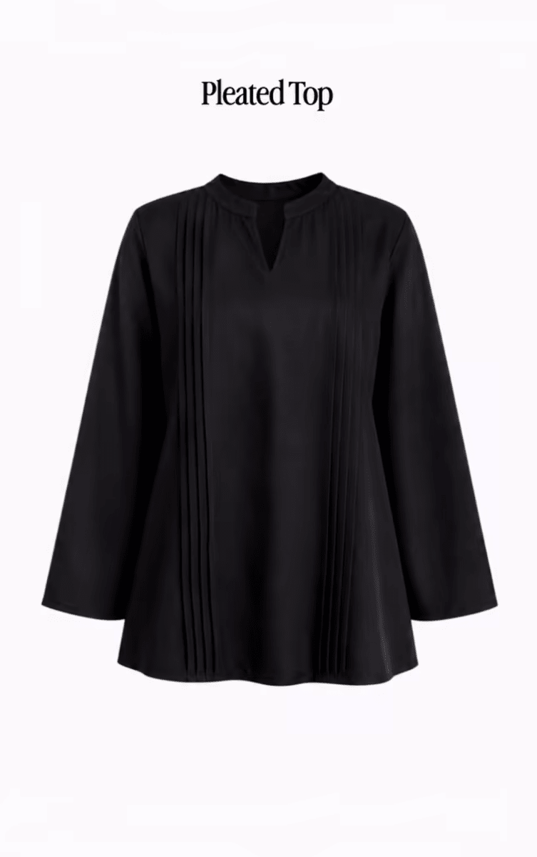 2pc black pleated top set ( pockets included) - Kolari official2pc black pleated top set ( pockets included)2pc black pleated top set ( pockets included)