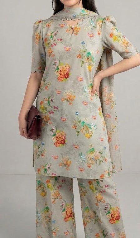 2pc Floral kurti set - Kolari official2pc Floral kurti set2pc Floral kurti set