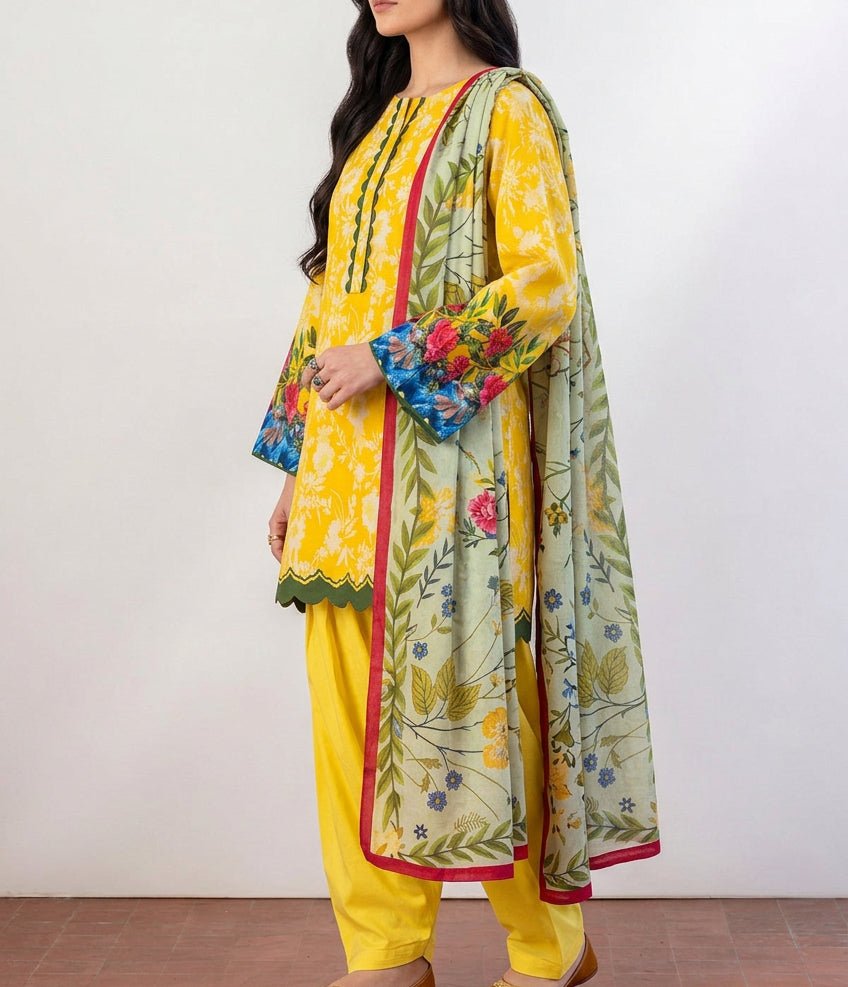 3pc Butter yellow farshi set - Kolari official3pc Butter yellow farshi set3pc Butter yellow farshi set