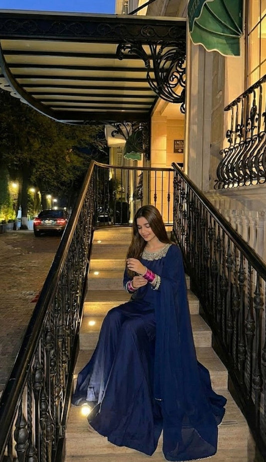 3pc Noor sharara outfit - Kolari official3pc Noor sharara outfit3pc Noor sharara outfit