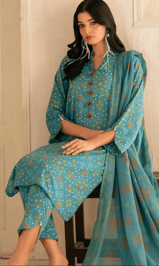 AQUA -chunri 3pc by sapphire - Kolari officialAQUA -chunri 3pc by sapphireAQUA -chunri 3pc by sapphire