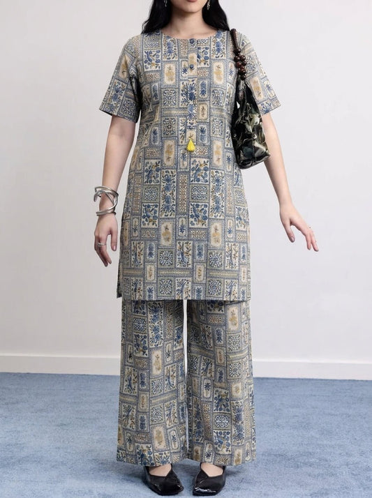 Blue block print kurta set 💙 - Kolari officialBlue block print kurta set 💙Blue block print kurta set 💙