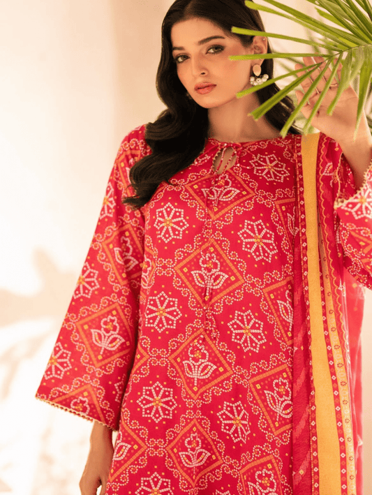 Hot pink Sapphire ( unstitched 3pc ) - Kolari officialHot pink Sapphire ( unstitched 3pc )Hot pink Sapphire ( unstitched 3pc )
