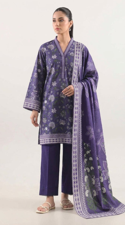 Periwinkle printed lawn ( 3pc unstitched lawn ) - Kolari officialPeriwinkle printed lawn ( 3pc unstitched lawn )Periwinkle printed lawn ( 3pc unstitched lawn )