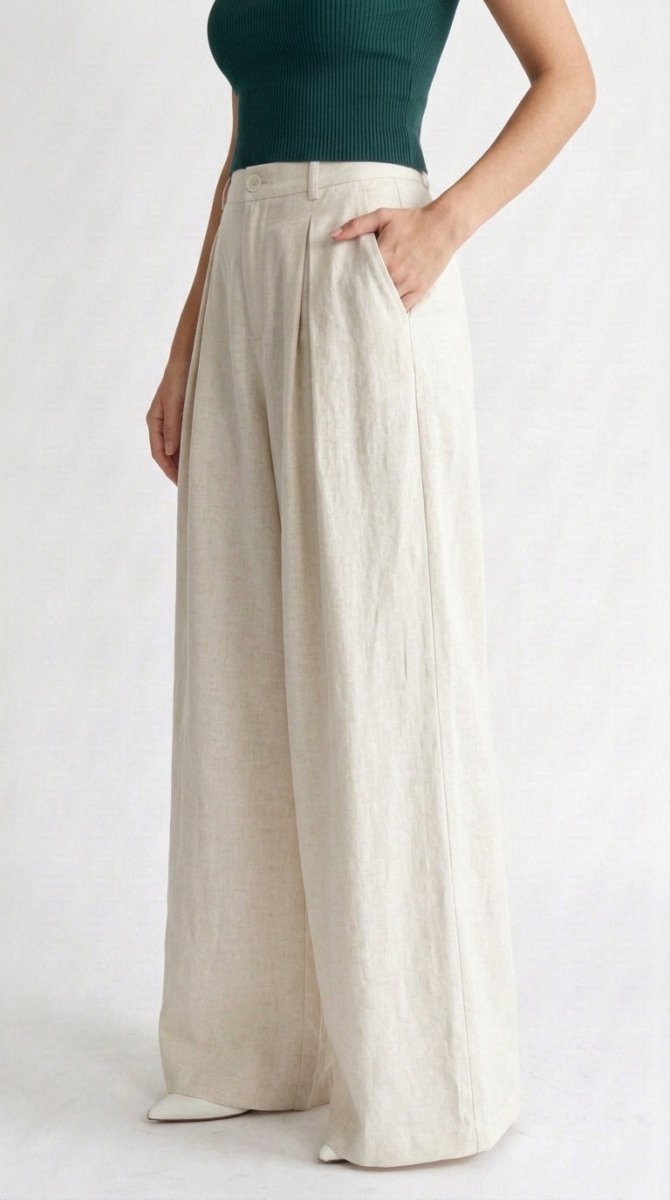 white Wide leg korean pants - Kolari officialwhite Wide leg korean pantswhite Wide leg korean pants